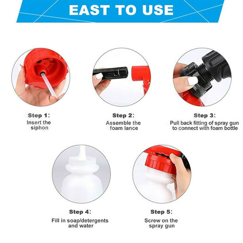 High-Pressure Foam Sprayer – Powerful Cleaning Gun for Garden & Home Use