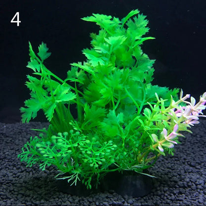 Realistic Artificial Aquarium Plants - Vibrant Decorative Plants for Fish Tanks