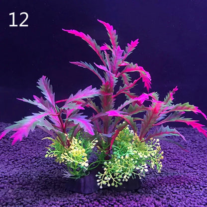Realistic Artificial Aquarium Plants - Vibrant Decorative Plants for Fish Tanks