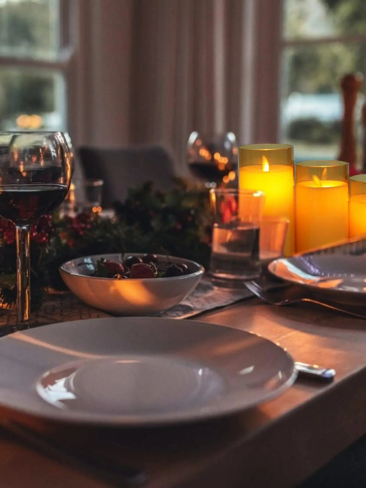 Battery-Operated LED Tea Lights – Warm White Flicker