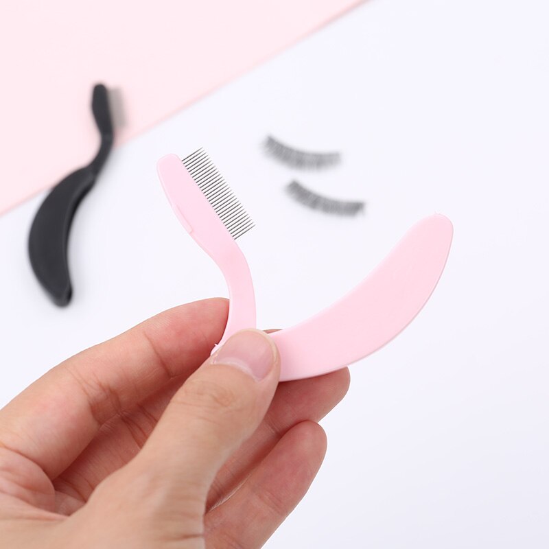 Portable Folding Eyebrow Brush – Precise Shaping and Grooming Tool