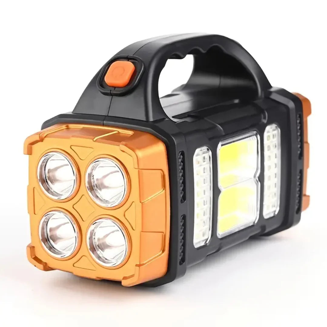 3-in-1 Emergency Flashlight with USB Charging and Convenient Carrying Handle