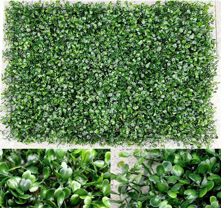 Green Artificial Plant Wall Mat - Decorative Faux Plants for Creative Backgrounds