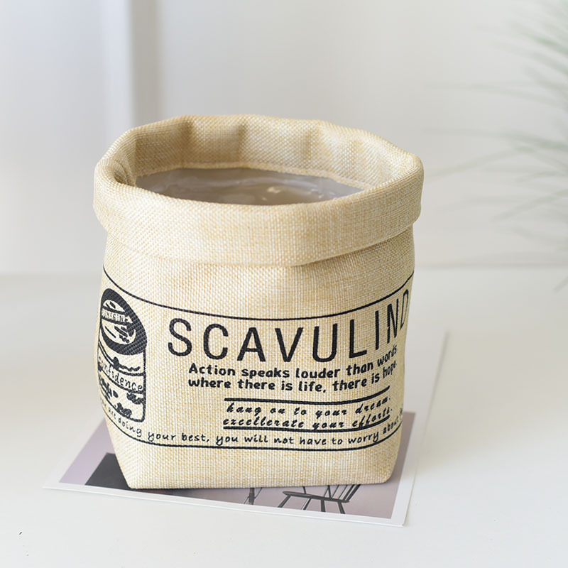 Stylish Printed Fabric Plant Pot – Multi-Use Storage Solution for Plants and Home Décor