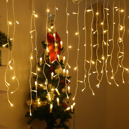 Enchanting LED Icicle String Lights
