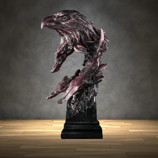 Bronze Eagle Figurine Sculpture