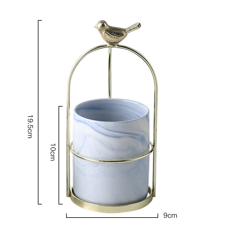 Decorative Bird-Themed Flower Pots for Elegant Home and Garden Display