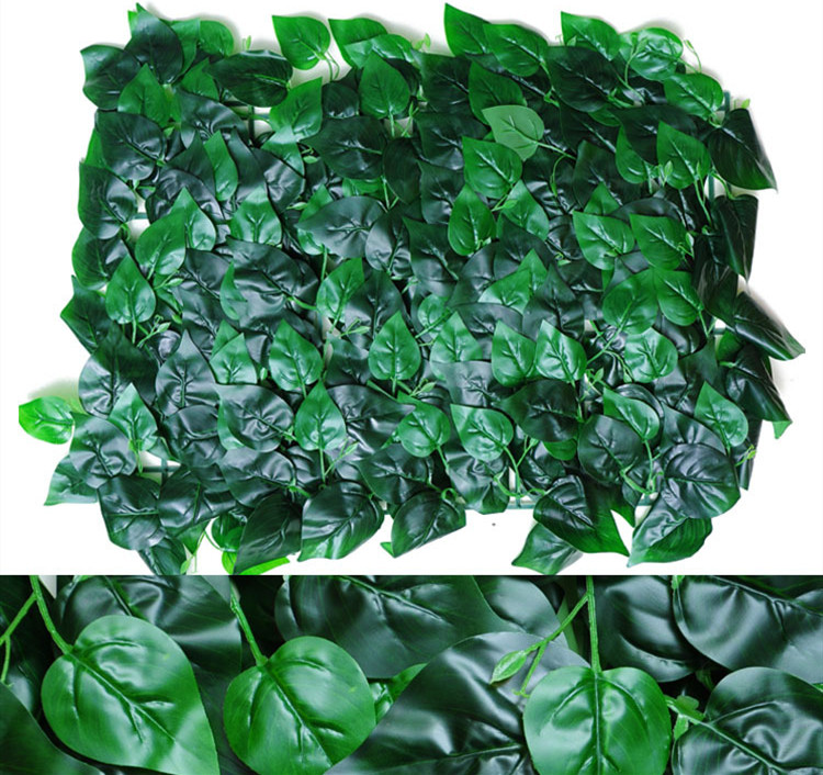 Green Artificial Plant Wall Mat - Decorative Faux Plants for Creative Backgrounds