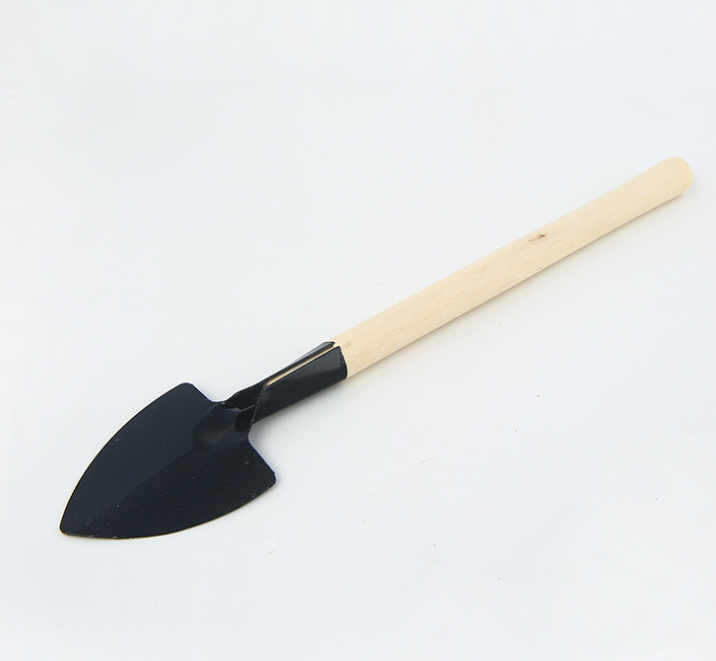 3-Piece Gardening Tool Kit with Wooden Handles – Shovel, Rake, and Hoe for Yard Care