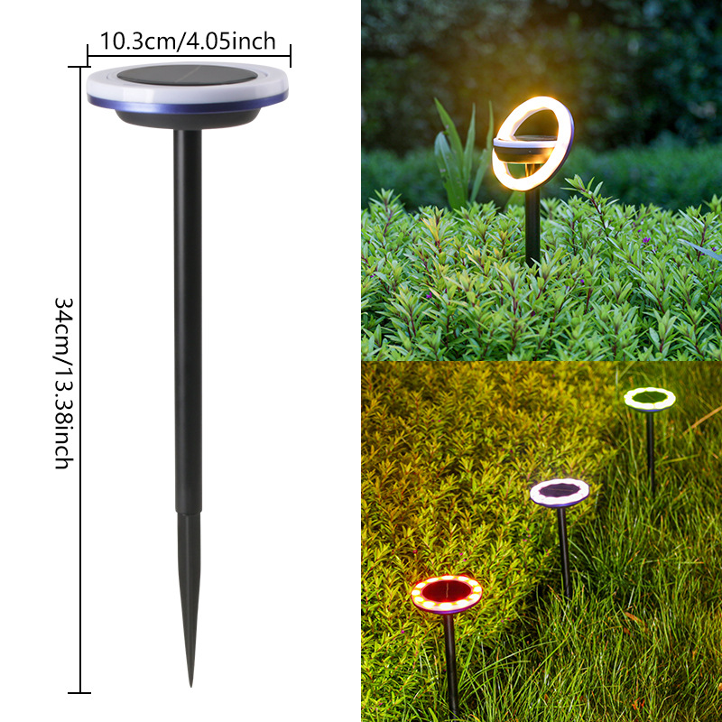 Color-Changing Solar LED Garden Spots – Outdoor Ground Lights for Pathways and Landscapes