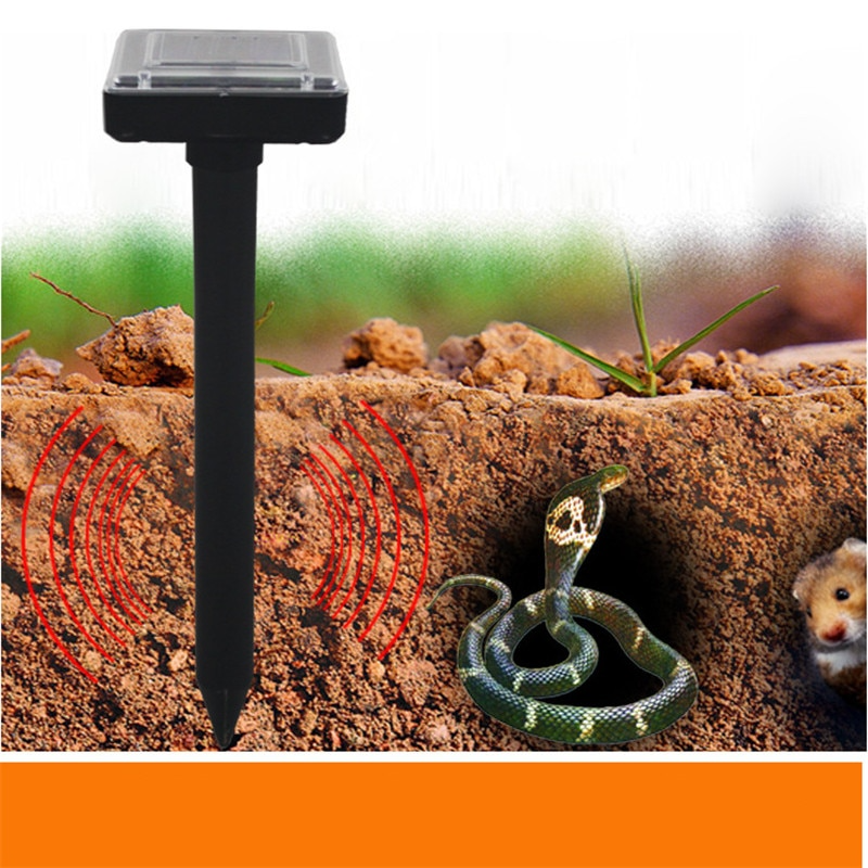 Solar-Powered Ultrasonic Pest Repeller – Effective Snake & Rodent Deterrent for Gardens