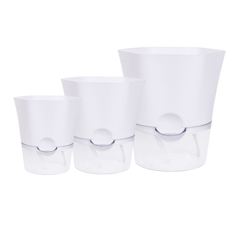 Self-Watering Flower Pot with Built-in Water Reservoir – Ideal for Houseplants