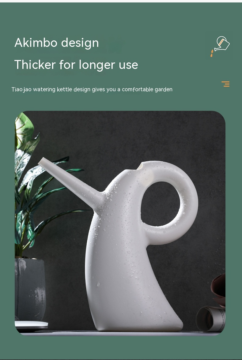 Watering Basin with Long Spout - Elegant Design for Accurate Plant Watering