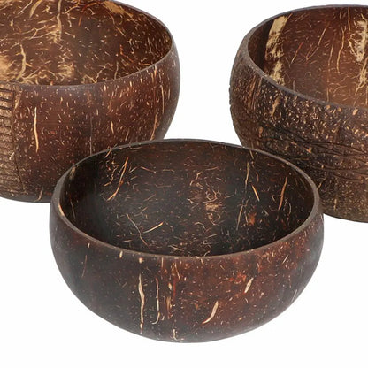 Eco Coconut Bowl Set – Natural Sustainable Serving Bowls