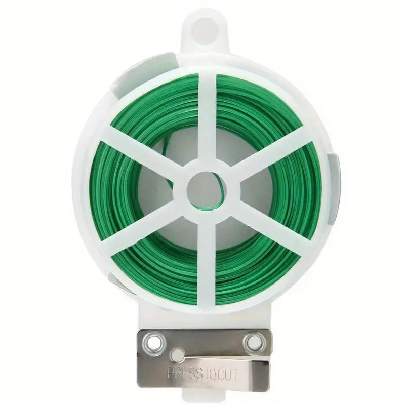 Plant Support Twist Tie Roll – 50m Garden Wire for Securing and Training Plants
