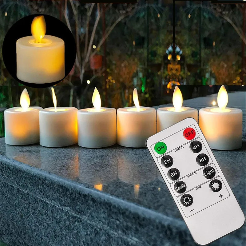 Flameless LED Tea Light Candle Set