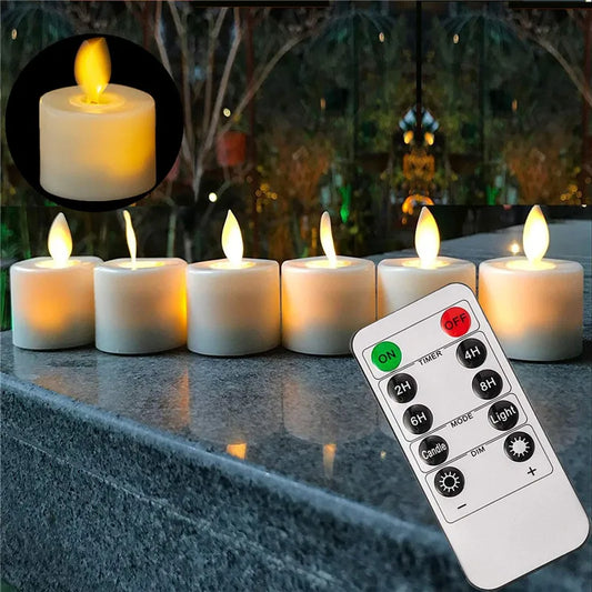 Flameless LED Tea Light Candle Set