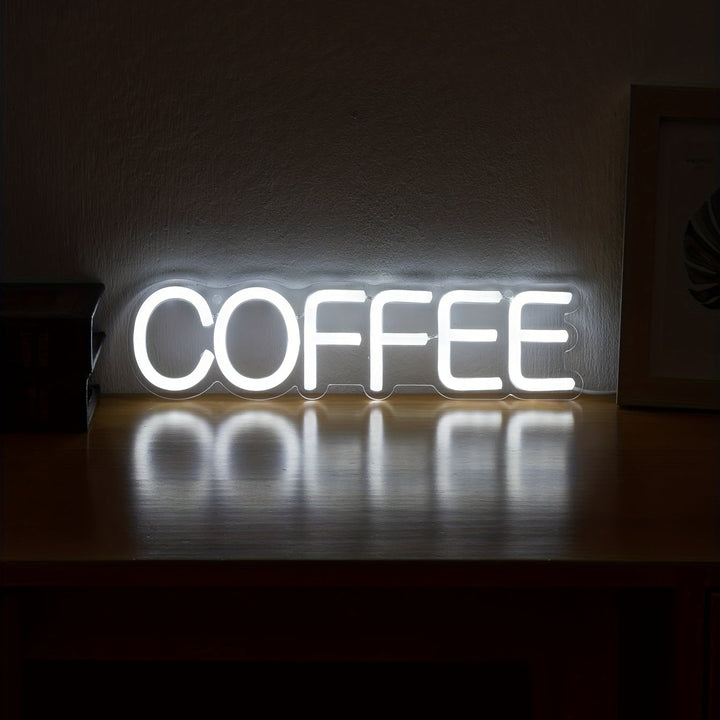 Coffee Neon LED Sign – Modern Light Decor for Wall or Cafe