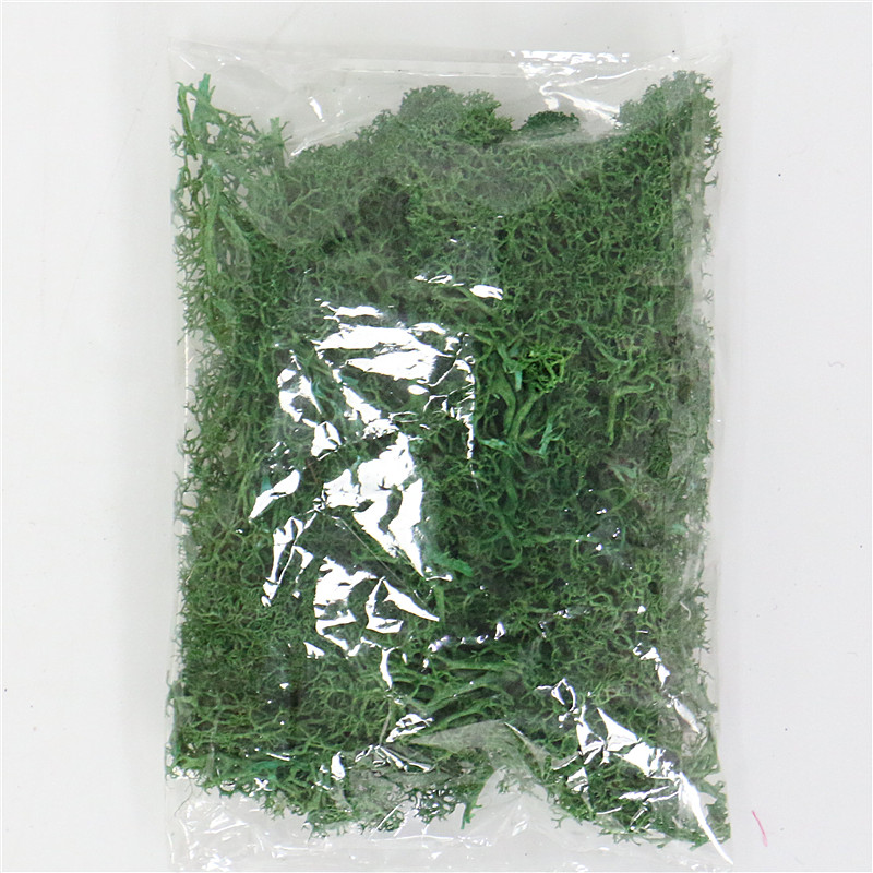 Decorative Artificial Moss with Flowers - Faux Moss for Landscaping and Floristry