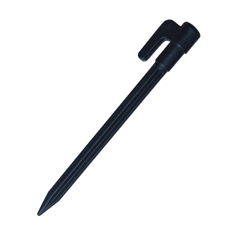 Durable Plastic Tent Pegs with Hooks - Heavy-Duty Pegs for Tarps and Camping