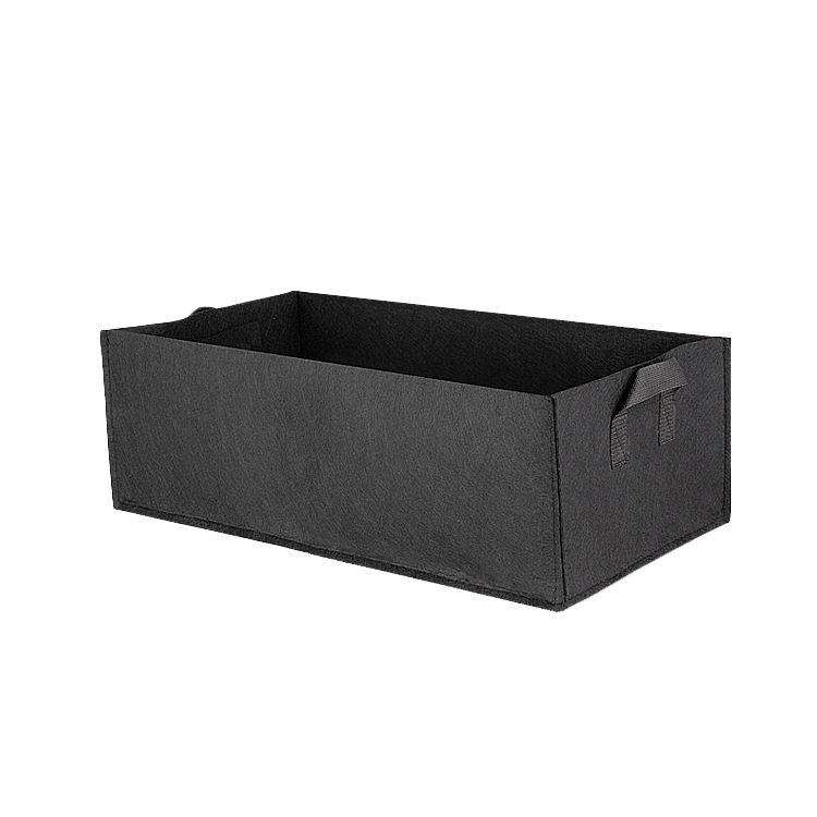 Collapsible Felt Plant Container with Carry Handles for Indoor and Outdoor Use