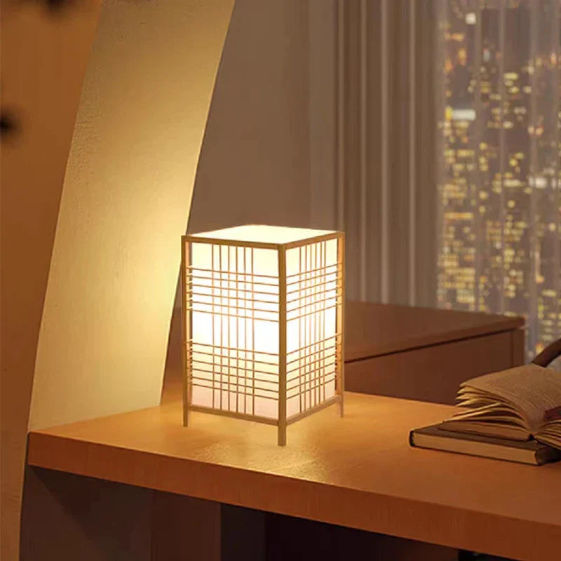 Zen Glow Japanese Table Lamp