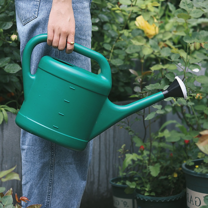Large Capacity Watering Can with Long Spout - Plastic Garden Watering Tool