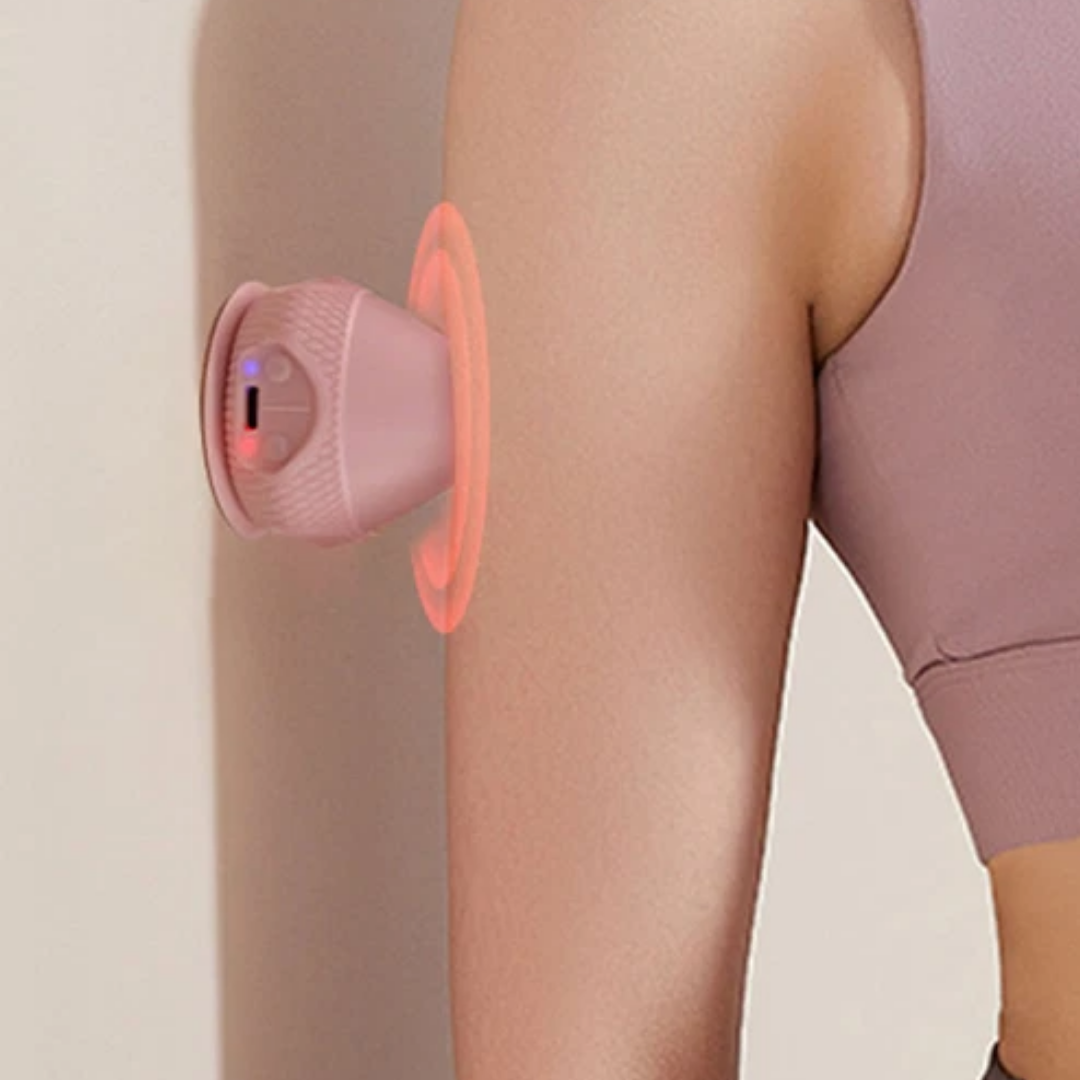 Trigger point self-massage ball with suction cup