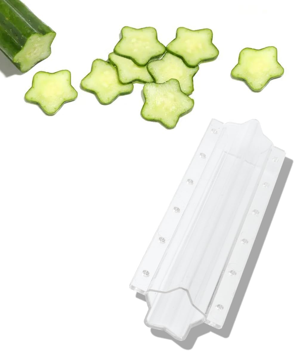 Creative Star-Shaped Mould for Fruits and Vegetables – Fun Shaping Tool for Cucumbers and More