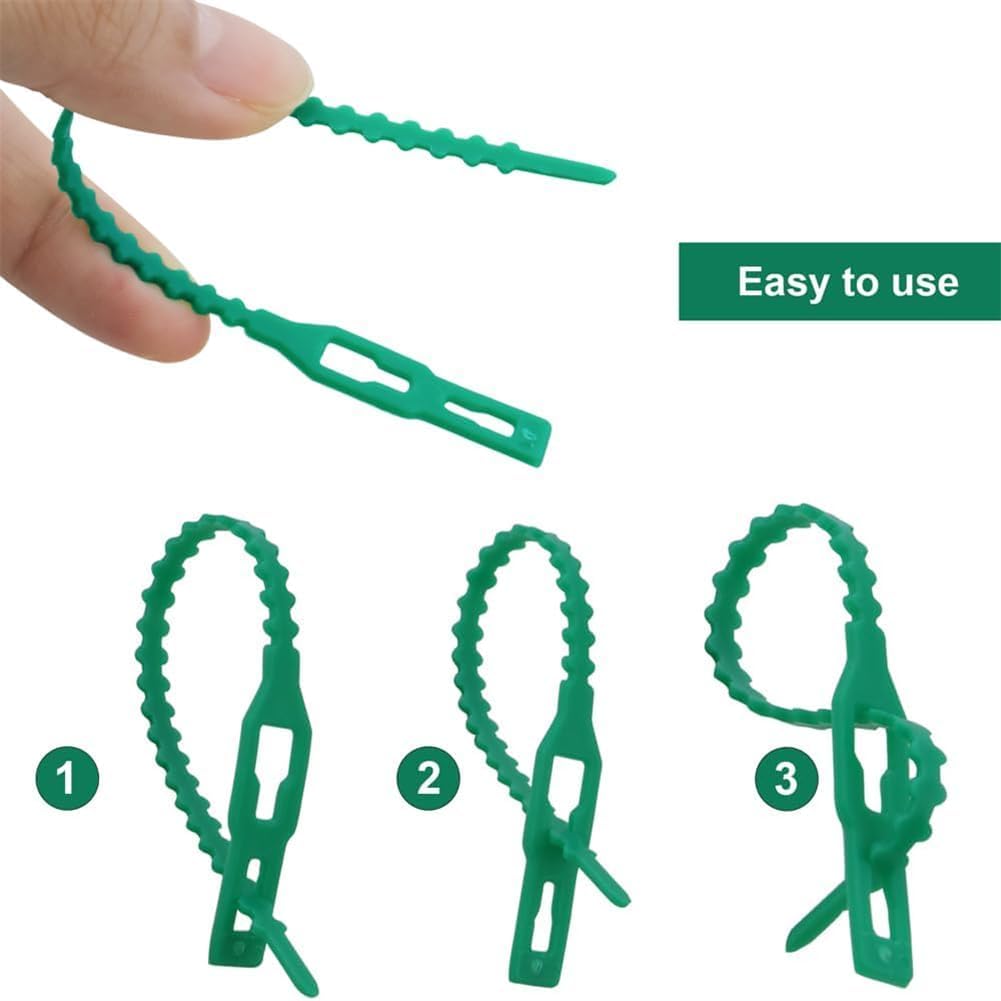Plant Support Cable Tie Set - Secure and Stable Plant Fastening Solution