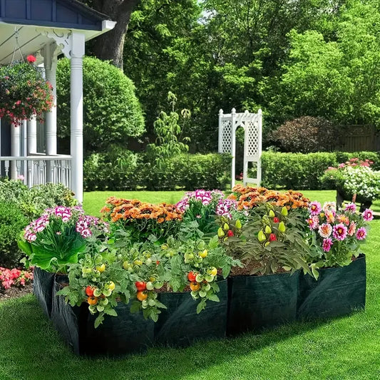 Multi-Compartment Planting Bag - Durable Garden Organizer for Herbs and Plants
