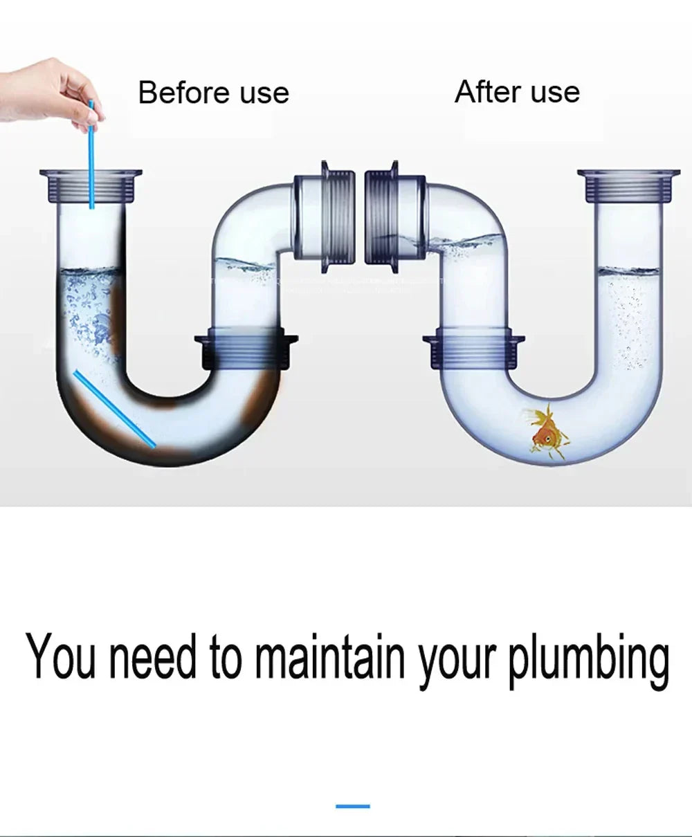 Pipe Freshener Sticks | Odor-Free Drain Cleaner Bars