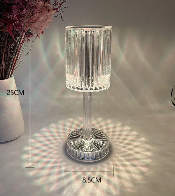 Elegant Dimmable Crystal Table Lamp