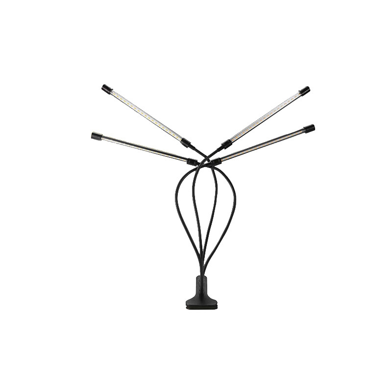 Indoor Plant Grow Light with 4 Adjustable Arms - Dimmable LED for Optimal Plant Growth