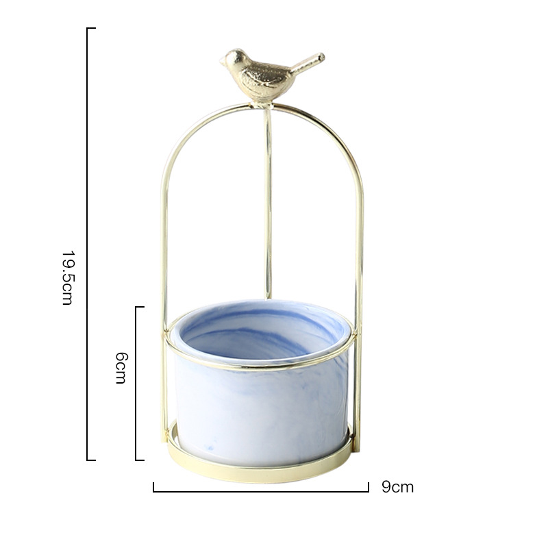 Decorative Bird-Themed Flower Pots for Elegant Home and Garden Display