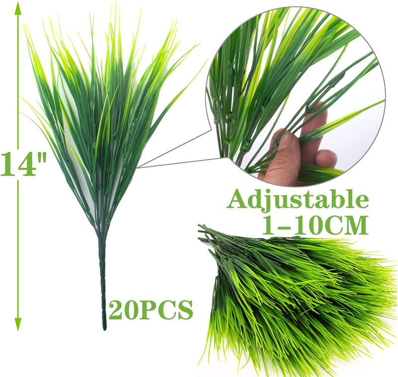 Artificial Grass Plant – Durable Wheat Grass Decoration for Home, Garden, and Outdoor Spaces