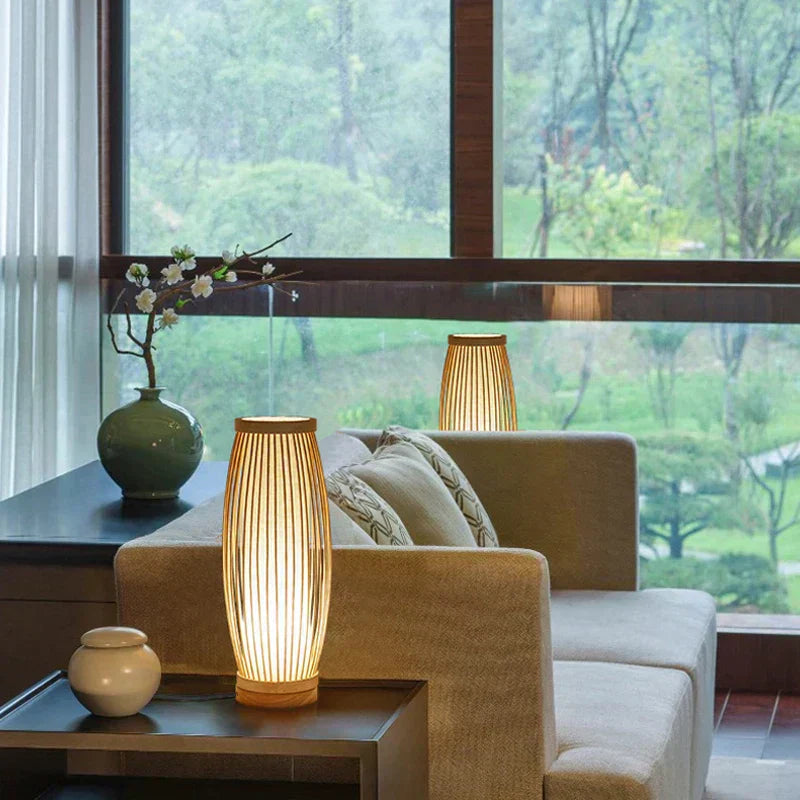 Zen Glow Japanese Table Lamp