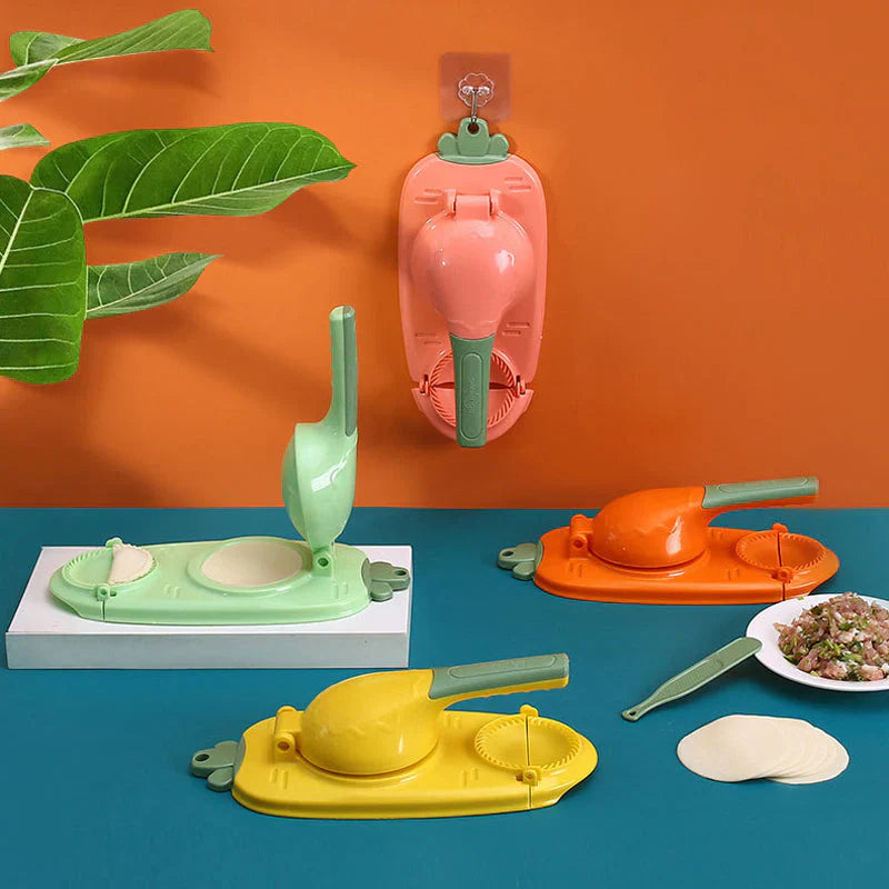 Efficient Dumpling Mould with Lever Mechanism – Quick and Even Dumplings Maker for Easy Cooking