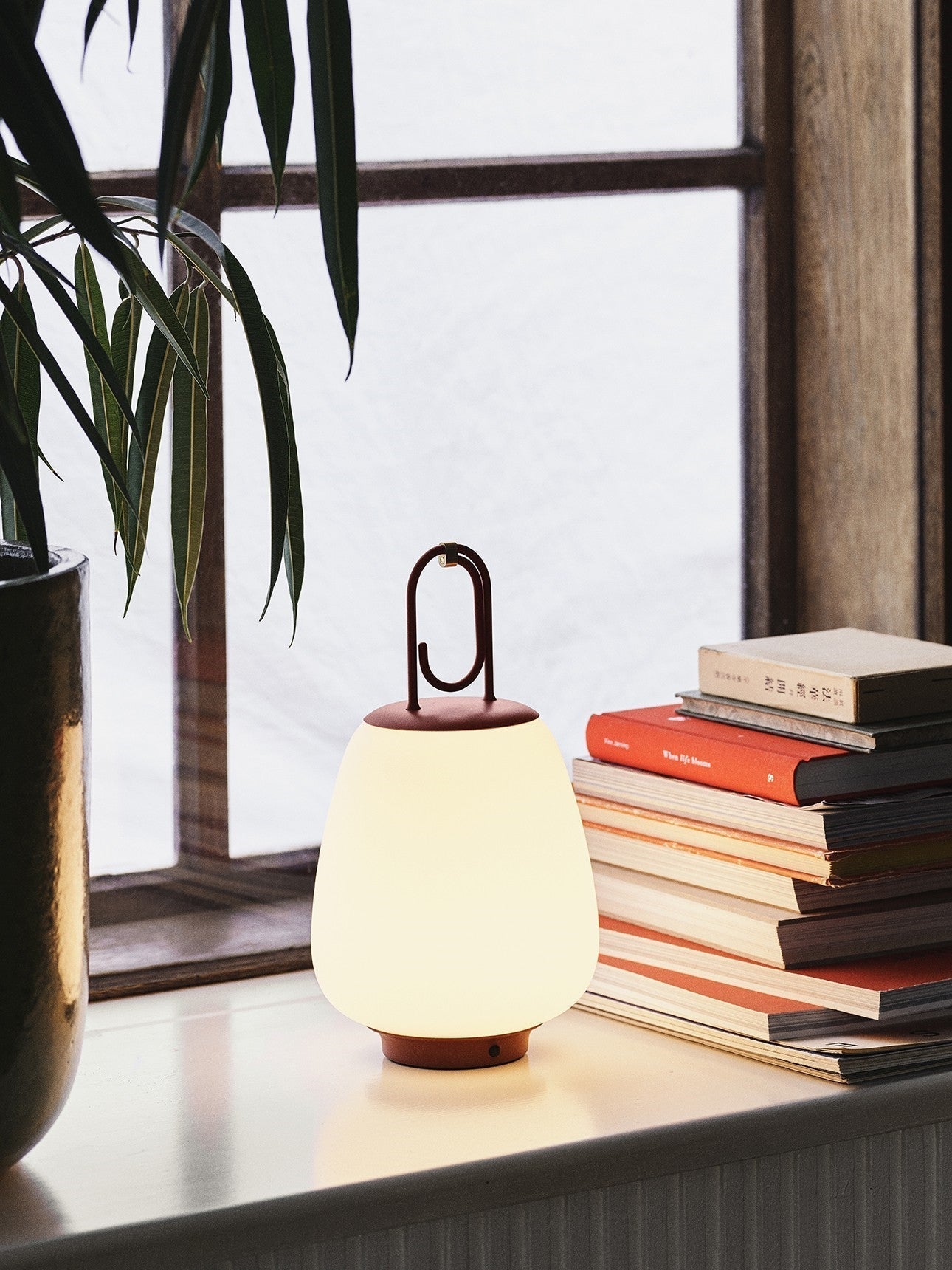 Portable Modern LED Lantern for Outdoor Use