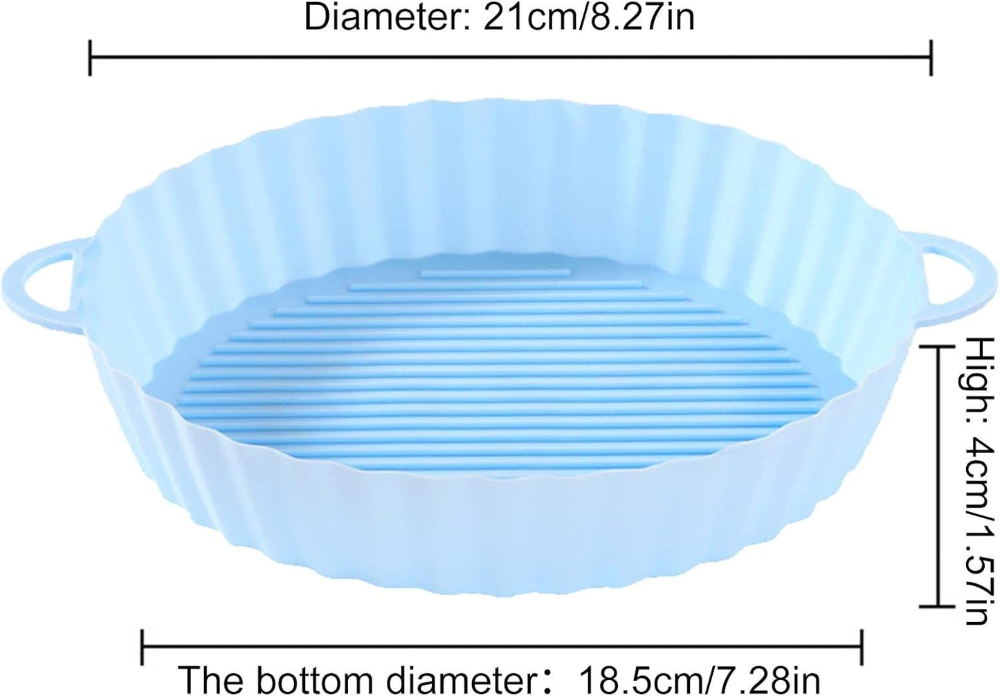 Silicone Air Fryer Insert – Non-Stick, Reusable and Easy to Clean