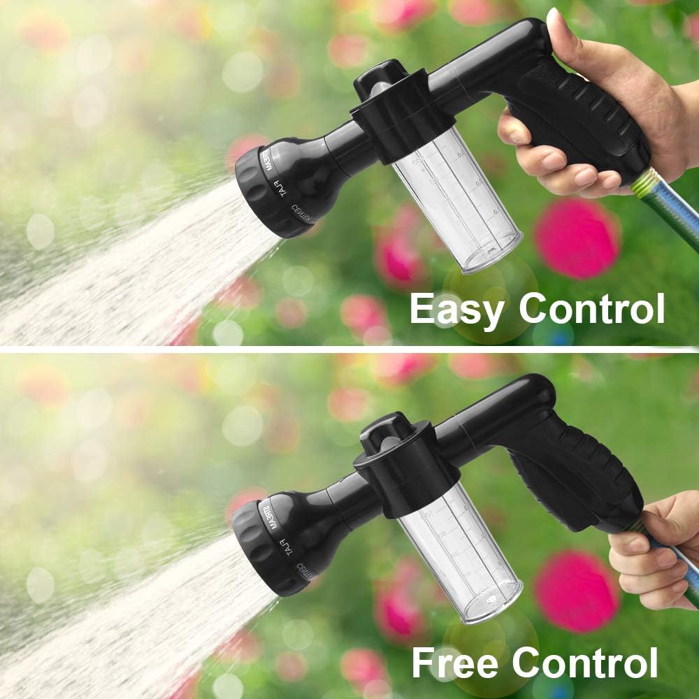 Multifunctional Car Cleaning Gun – Spray Nozzle with Microfiber Attachment for Deep Clean