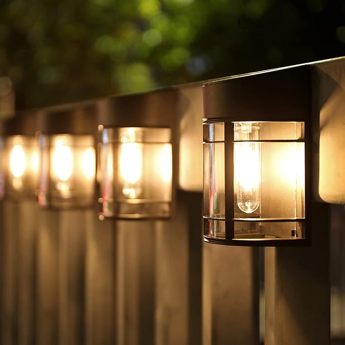Weatherproof LED Outdoor Wall Light – Glass and Grille Design for Patio & Balcony