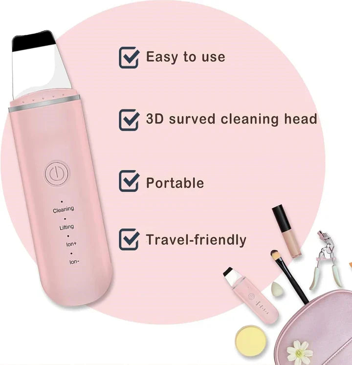 Ultrasonic Facial Skin Scrubber