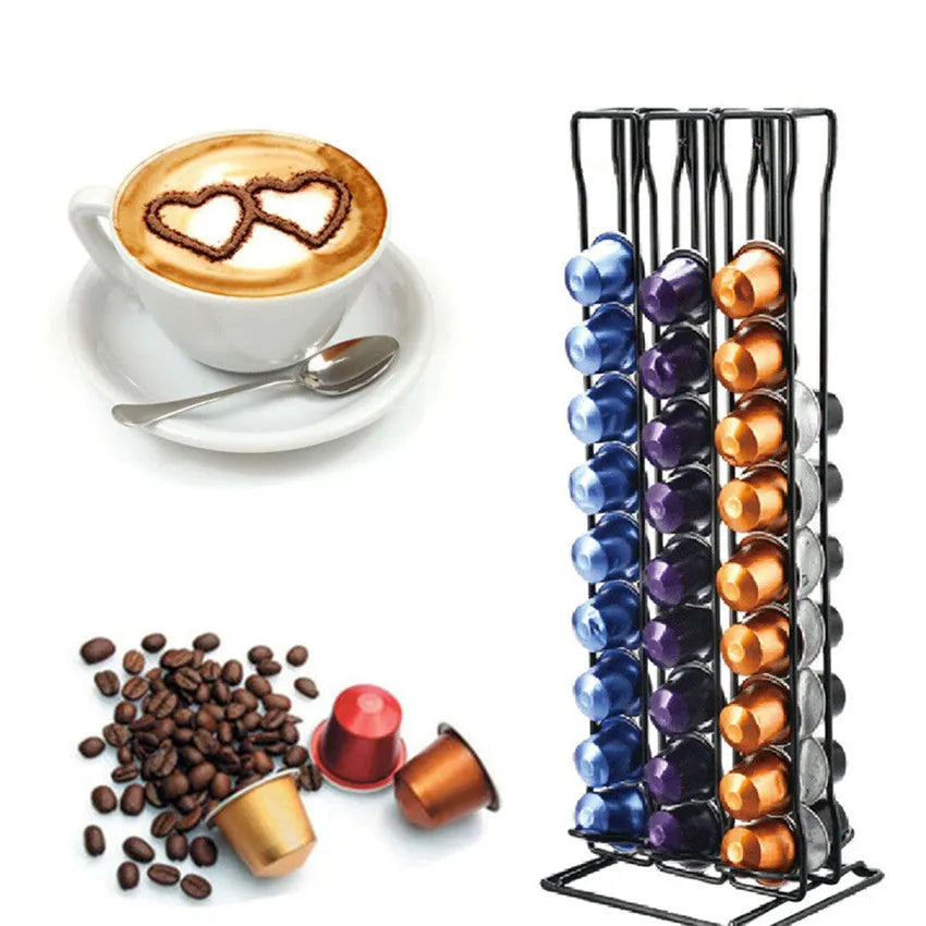 Modern Coffee Capsule Stand Holder – Space-Saving Design for Convenient Storage