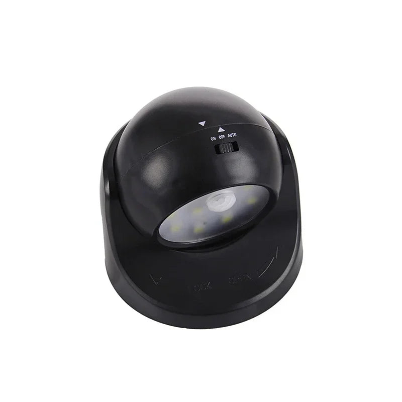 Battery-Powered Round LED Spotlight