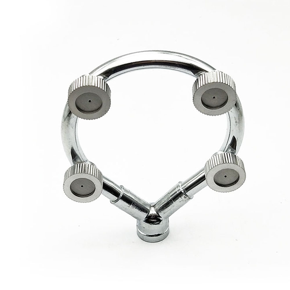 High-Pressure Stainless Steel Multi-Nozzle Sprayer - Efficient Garden Irrigation Attachment