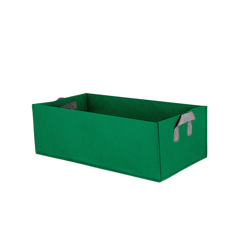Collapsible Felt Plant Container with Carry Handles for Indoor and Outdoor Use