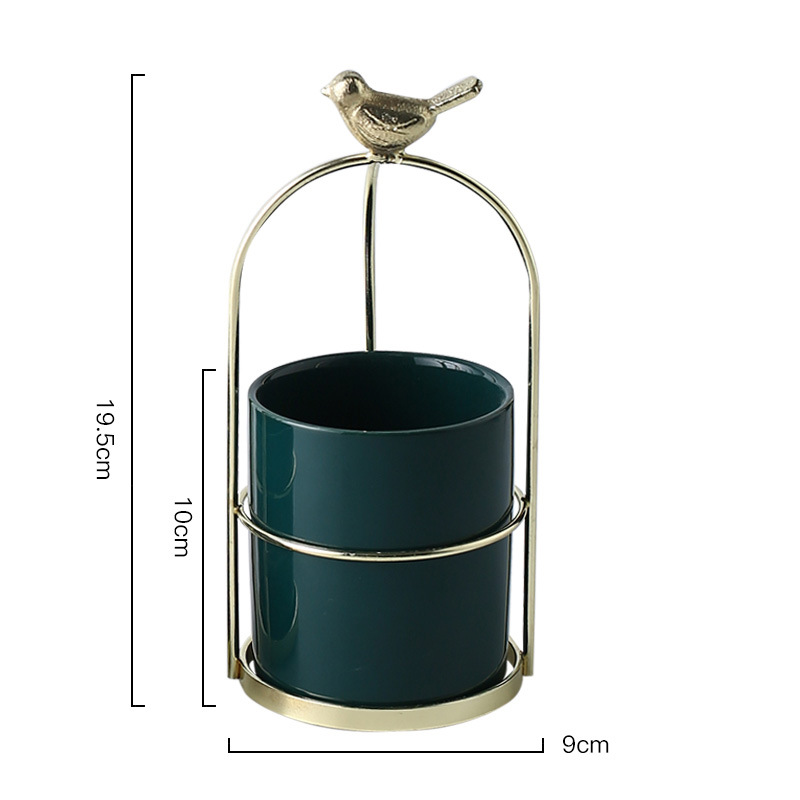 Decorative Bird-Themed Flower Pots for Elegant Home and Garden Display