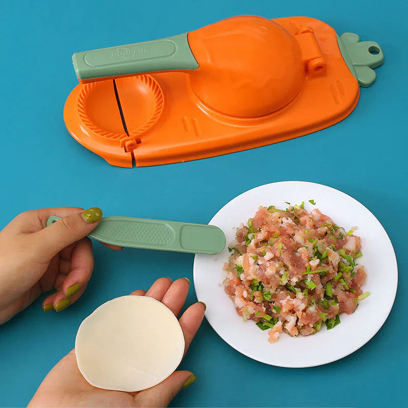 Efficient Dumpling Mould with Lever Mechanism – Quick and Even Dumplings Maker for Easy Cooking