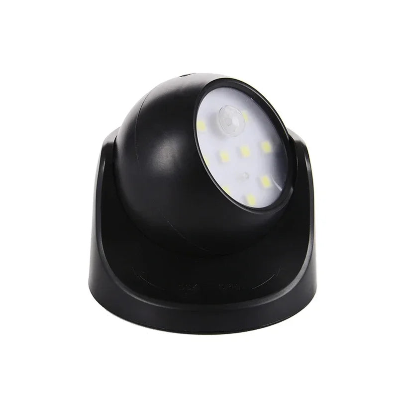 Battery-Powered Round LED Spotlight